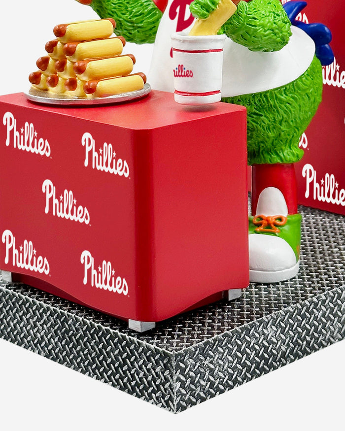 Phillie Phanatic Philadelphia Phillies Hot Dog Eating Contest Mascot Bobblehead FOCO - FOCO.com