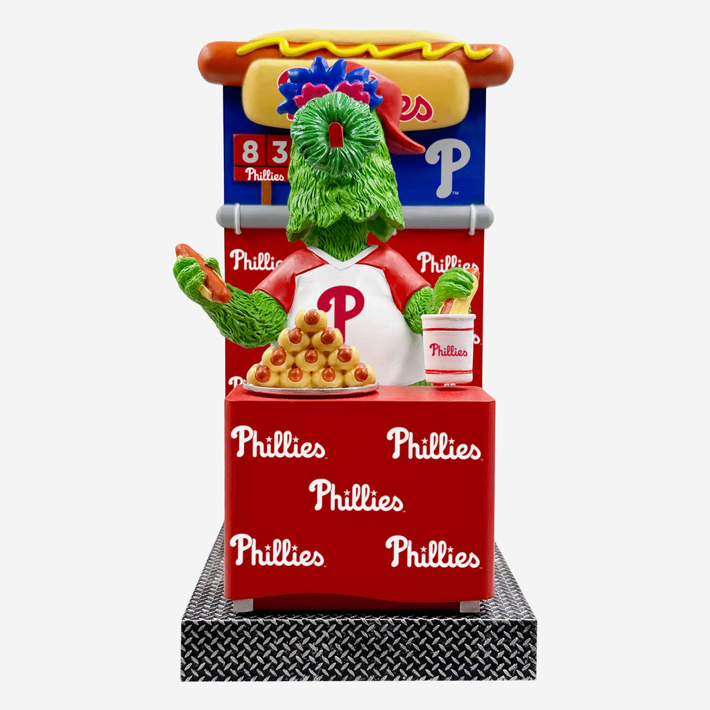 Phillie Phanatic Philadelphia Phillies Hot Dog Eating Contest Mascot Bobblehead FOCO - FOCO.com