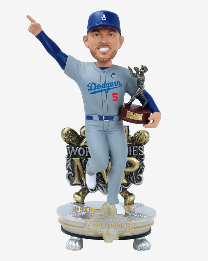 Freddie Freeman Los Angeles Dodgers 2024 World Series Champions MVP Celebration Bobblehead FOCO - FOCO.com