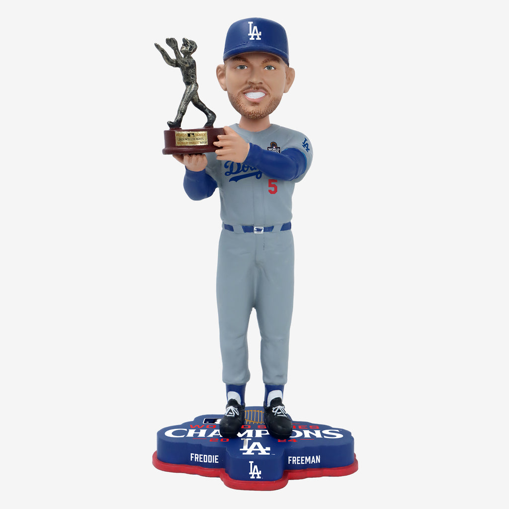 Freddie Freeman Los Angeles Dodgers 2024 World Series Champions MVP Bobblehead FOCO - FOCO.com