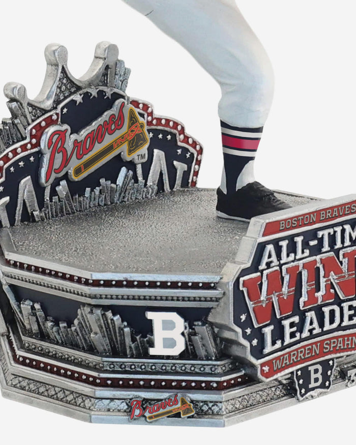 Warren Spahn Atlanta Braves All-Time Franchise Wins Leader Bobblehead FOCO - FOCO.com