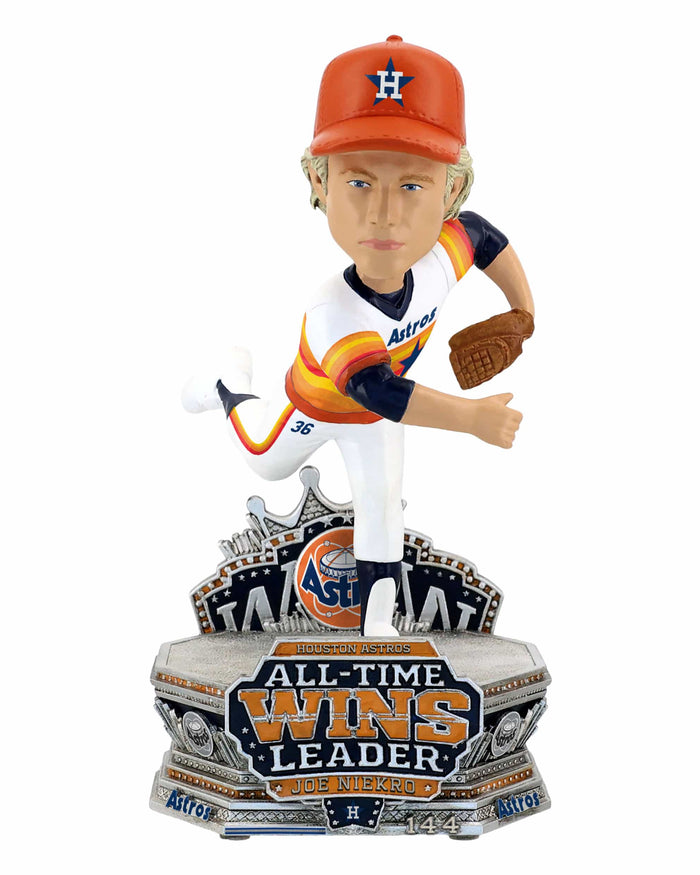 Joe Niekro Houston Astros All-Time Franchise Wins Leader Bobblehead