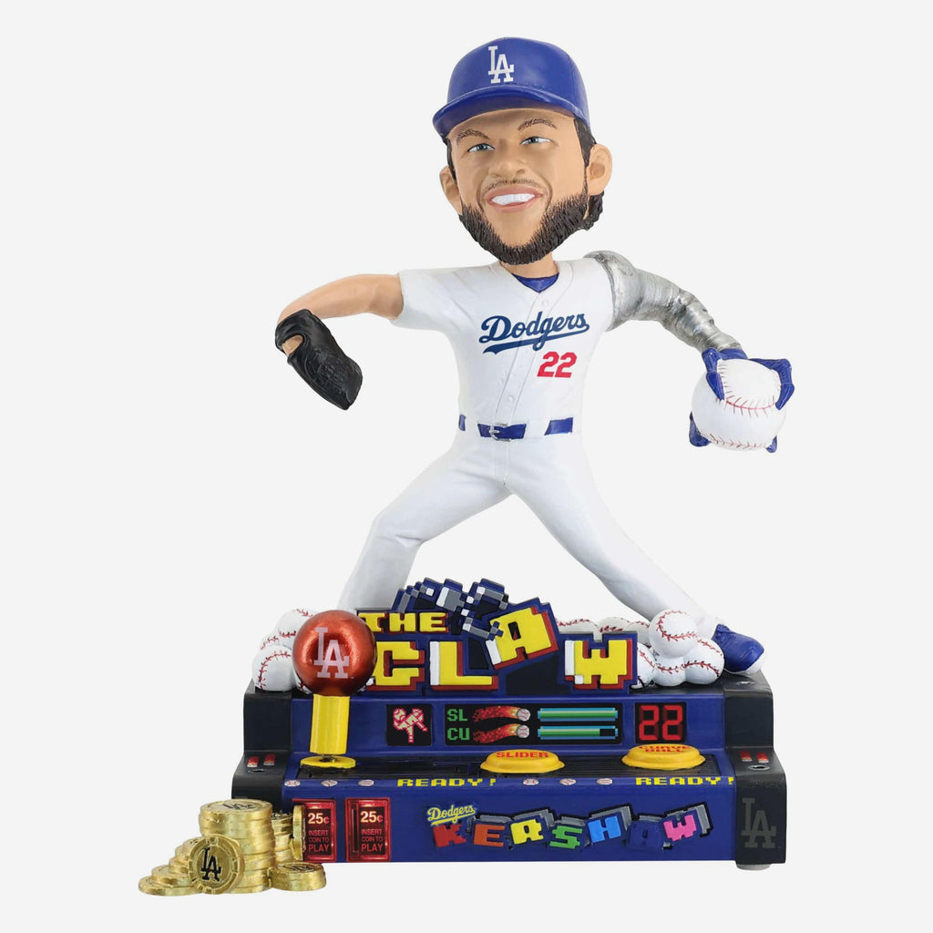 Clayton Kershaw Los Angeles Dodgers The Claw Nickname Bobblehead FOCO - FOCO.com