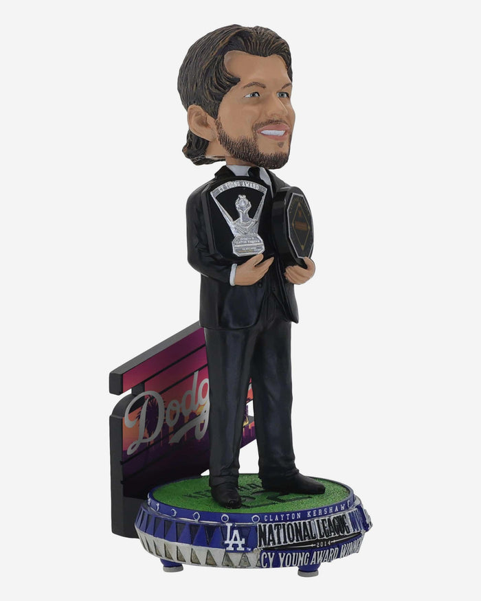 Clayton Kershaw Los Angeles Dodgers NL MVP & Cy Young Winner Bobblehead FOCO - FOCO.com