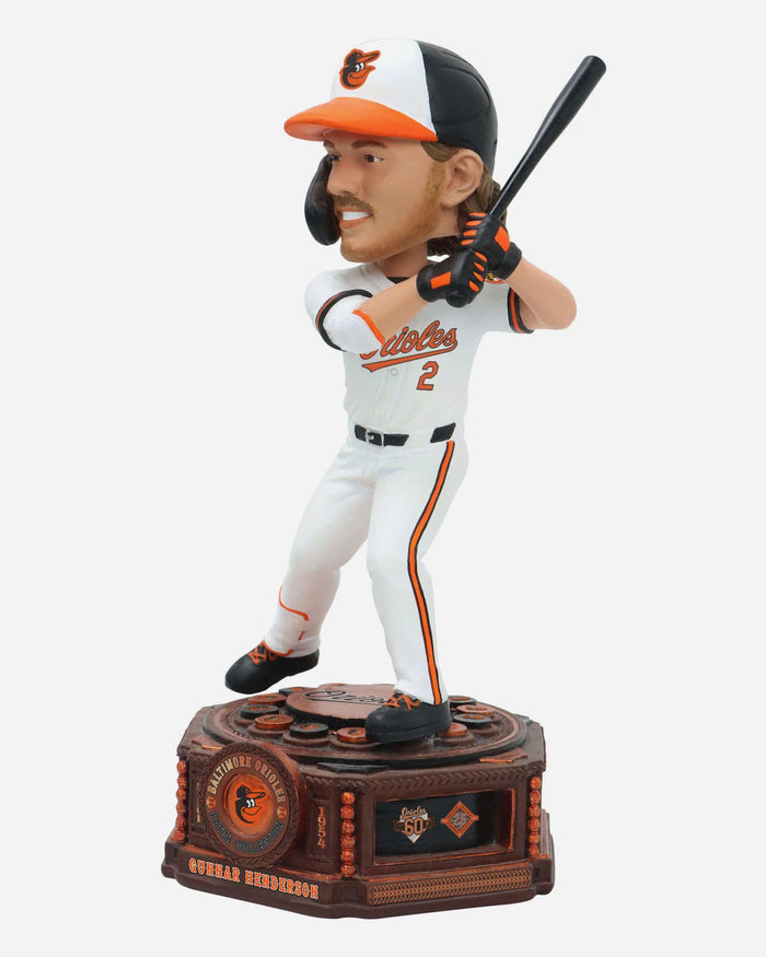 Gunnar Henderson Baltimore Orioles Patch Collection Bobblehead FOCO - FOCO.com
