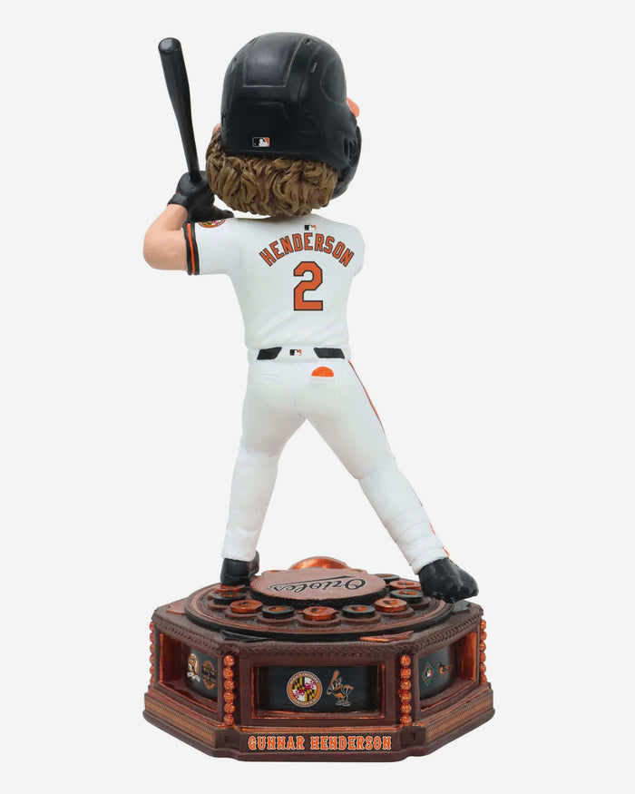 Gunnar Henderson Baltimore Orioles Patch Collection Bobblehead FOCO - FOCO.com