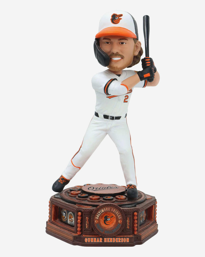 Gunnar Henderson Baltimore Orioles Patch Collection Bobblehead FOCO - FOCO.com