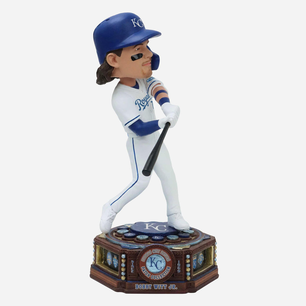 Bobby Witt Jr Kansas City Royals Patch Collection Bobblehead FOCO - FOCO.com