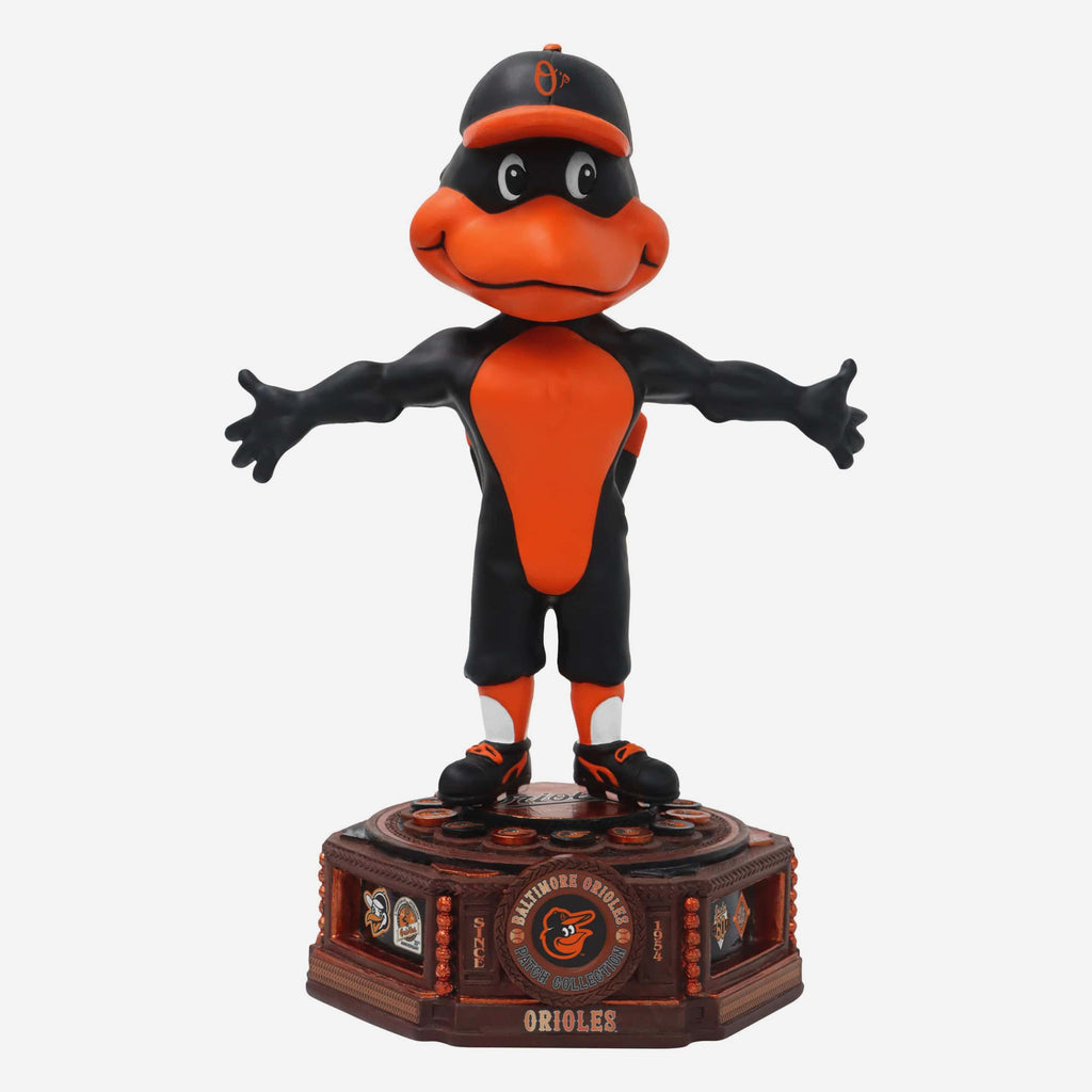 Oriole Bird Baltimore Orioles Patch Collection Mascot Bobblehead FOCO - FOCO.com
