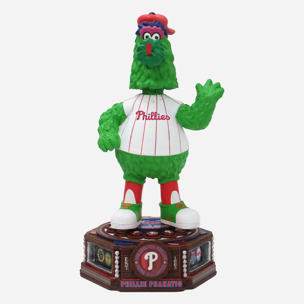 Phillie Phanatic Philadelphia Phillies Patch Collection Mascot Bobblehead FOCO - FOCO.com