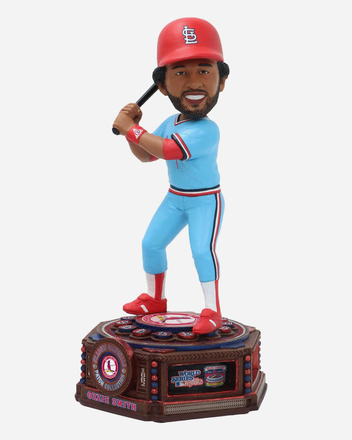 Ozzie Smith St Louis Cardinals Patch Collection Bobblehead FOCO - FOCO.com