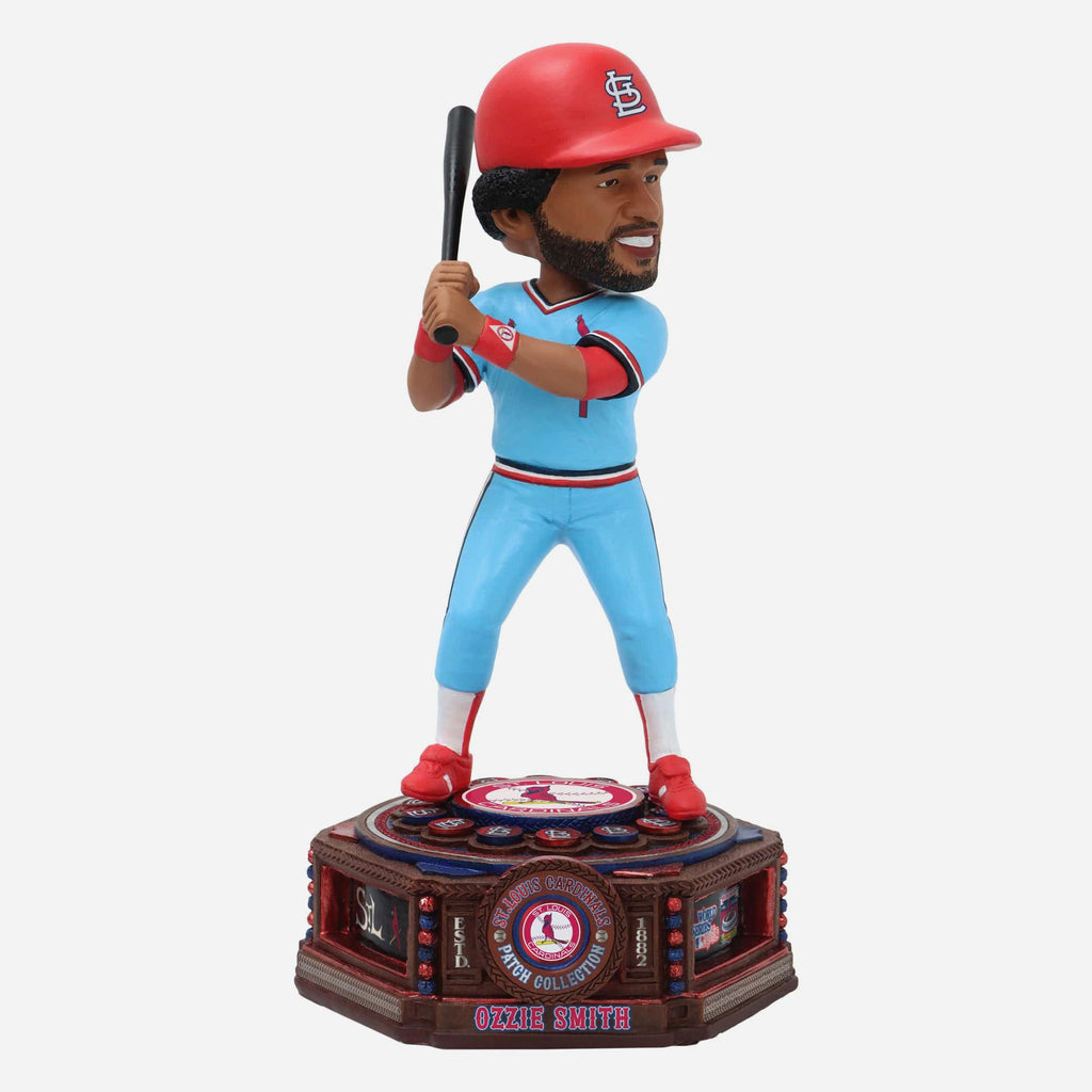 Ozzie Smith St Louis Cardinals Patch Collection Bobblehead FOCO - FOCO.com