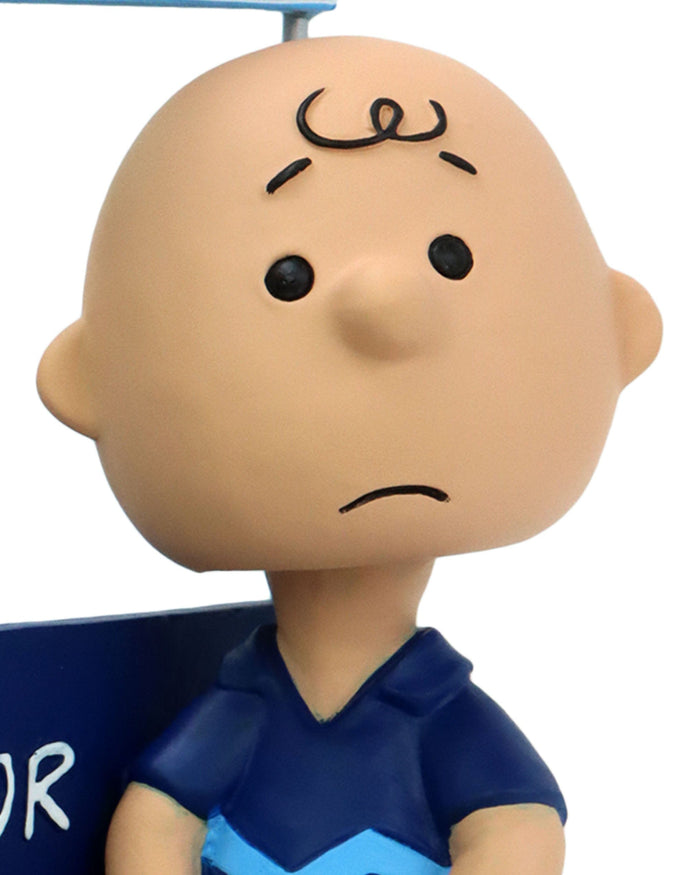 Kansas City Royals Lucy & Charlie Brown Peanuts Psychiatry Stand Dual Bobblehead FOCO - FOCO.com