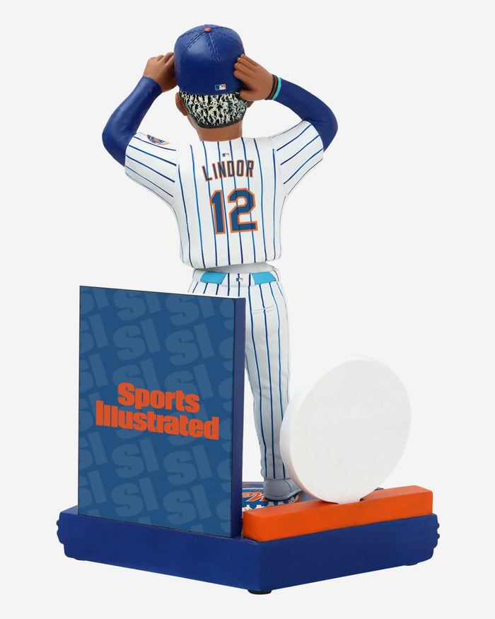Francisco Lindor New York Mets Get Happy Sports Illustrated Cover Bobblehead FOCO - FOCO.com