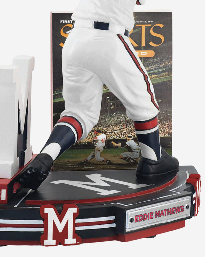 Eddie Mathews Milwaukee Braves First Issue 1954 Sports Illustrated Cover Bobblehead FOCO - FOCO.com