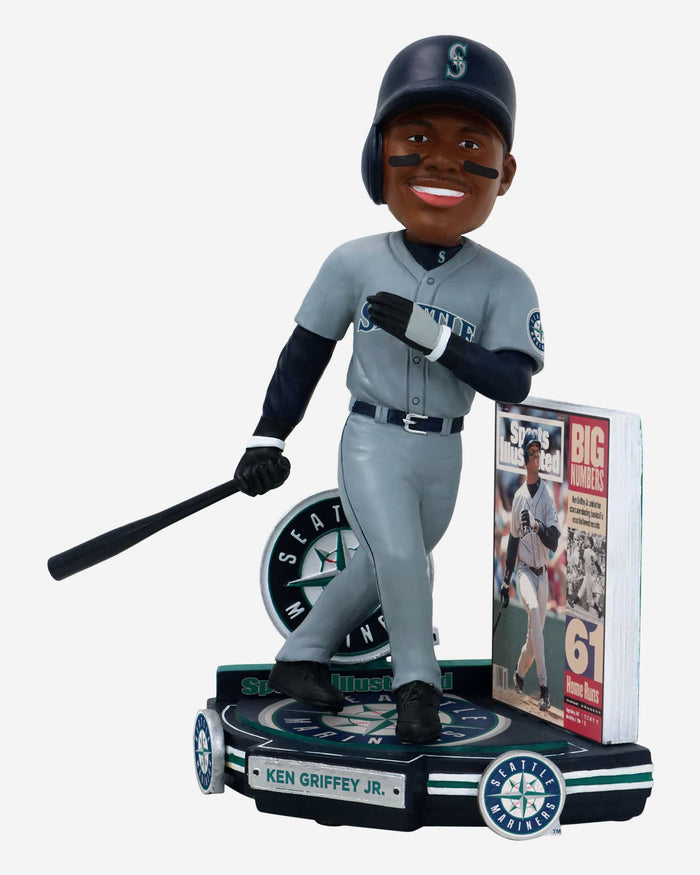 Ken Griffey Jr Seattle Mariners Big Numbers Sports Illustrated Cover Bobblehead FOCO - FOCO.com