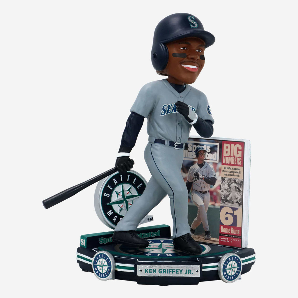 Ken Griffey Jr Seattle Mariners Big Numbers Sports Illustrated Cover Bobblehead FOCO - FOCO.com