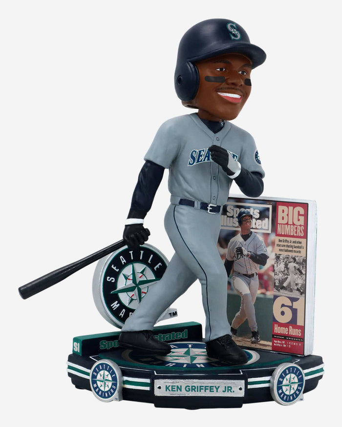 Ken Griffey Jr Seattle Mariners Big Numbers Sports Illustrated Cover Bobblehead FOCO - FOCO.com