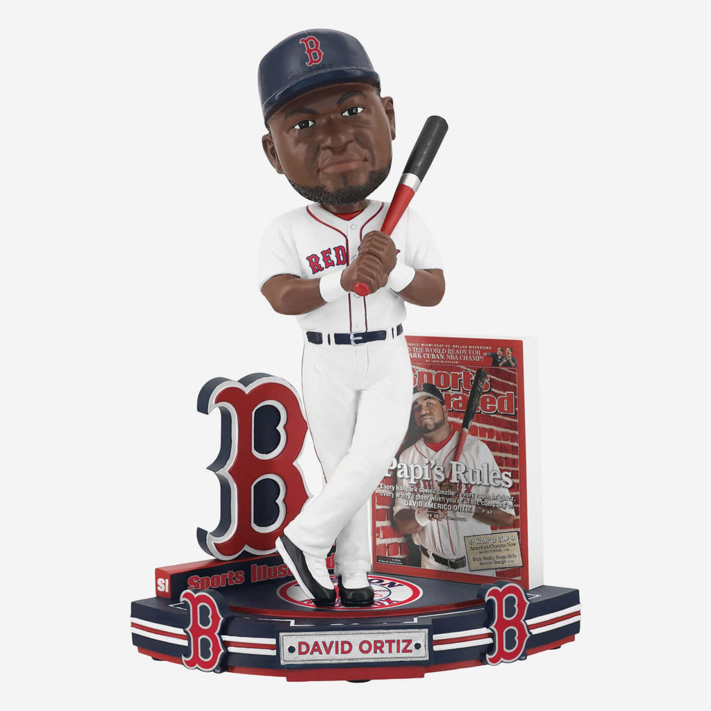 David Ortiz Boston Red Sox Papi Rules Sports Illustrated Cover Bobblehead FOCO - FOCO.com