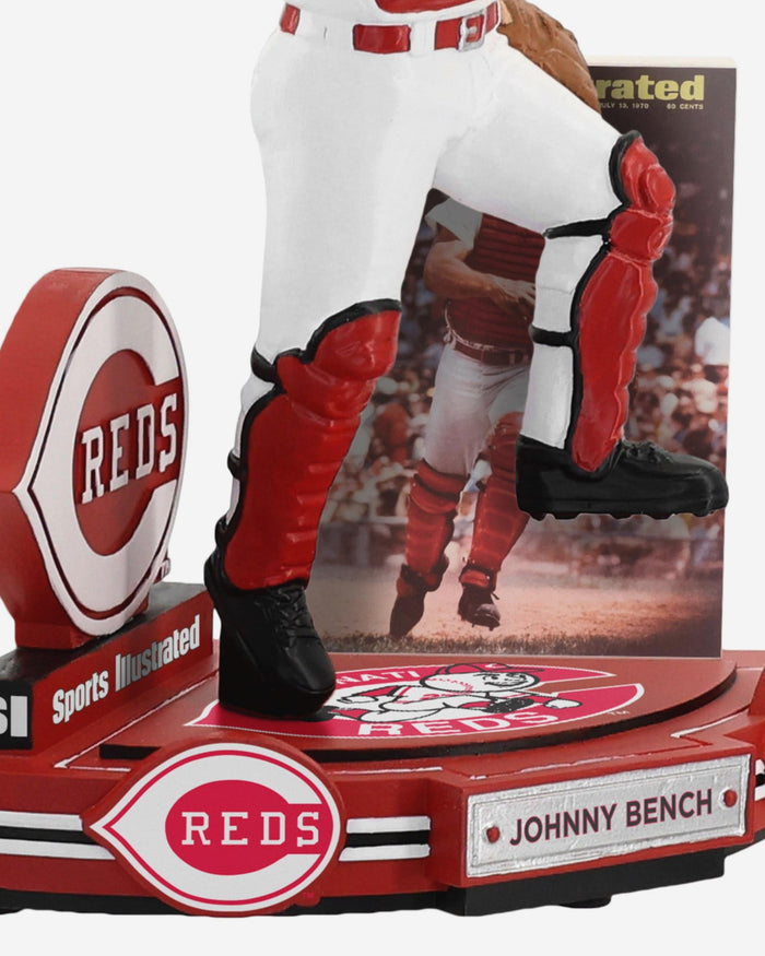 Johnny Bench Cincinnati Reds Cincinnatis Big Red Machine Sports Illustrated Cover Bobblehead FOCO - FOCO.com