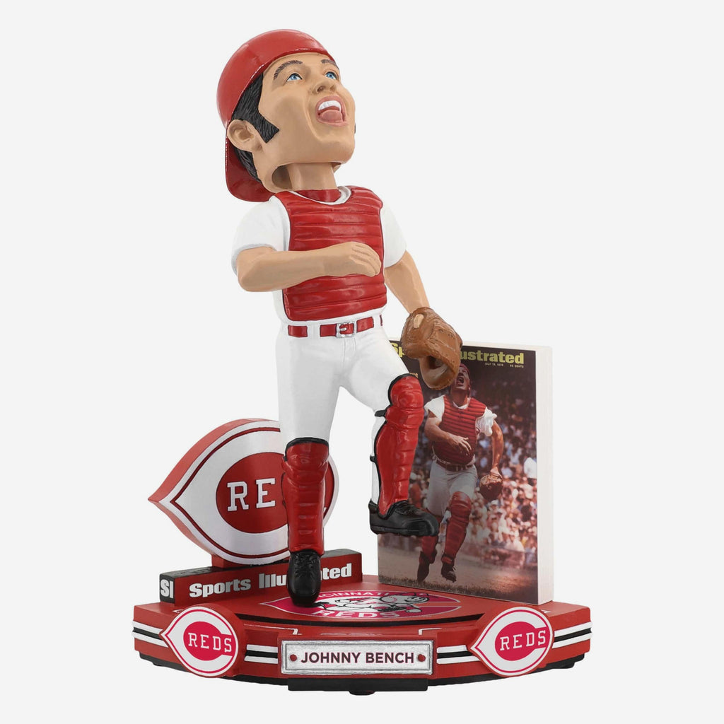 Johnny Bench Cincinnati Reds Cincinnatis Big Red Machine Sports Illustrated Cover Bobblehead FOCO - FOCO.com