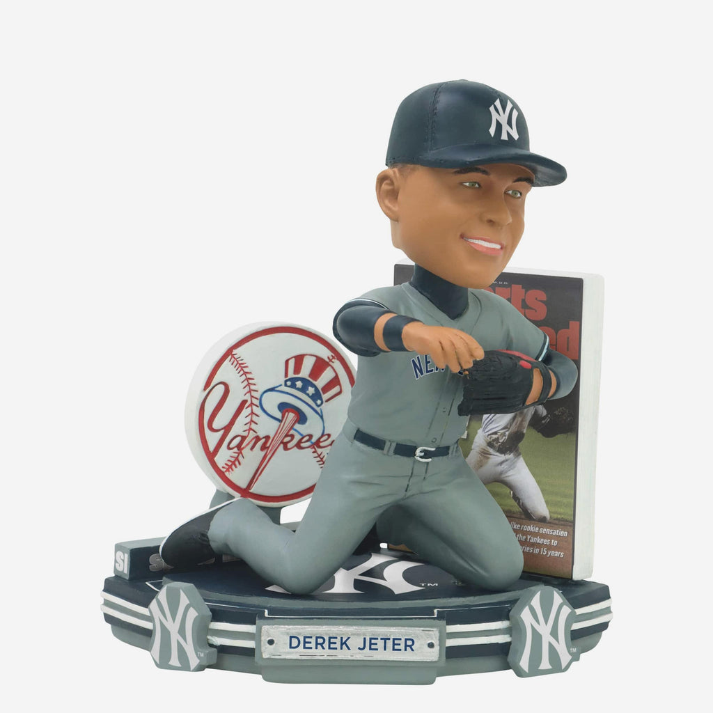 Derek Jeter New York Yankees Holy Cow Sports Illustrated Cover Bobblehead FOCO - FOCO.com