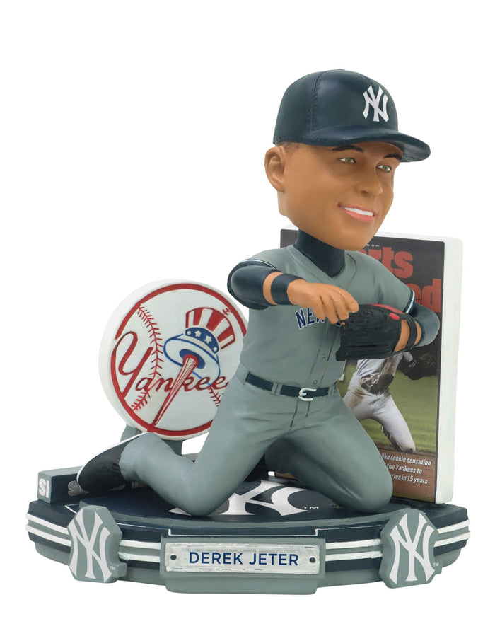 Derek Jeter New York Yankees Holy Cow Sports Illustrated Cover Bobblehead FOCO - FOCO.com
