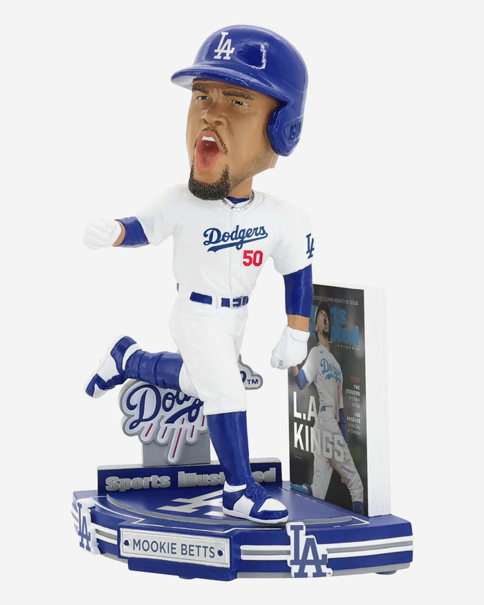 Mookie Betts Los Angeles Dodgers LA Kings 2020 World Series Commemorative Sports Illustrated Cover Bobblehead FOCO - FOCO.com