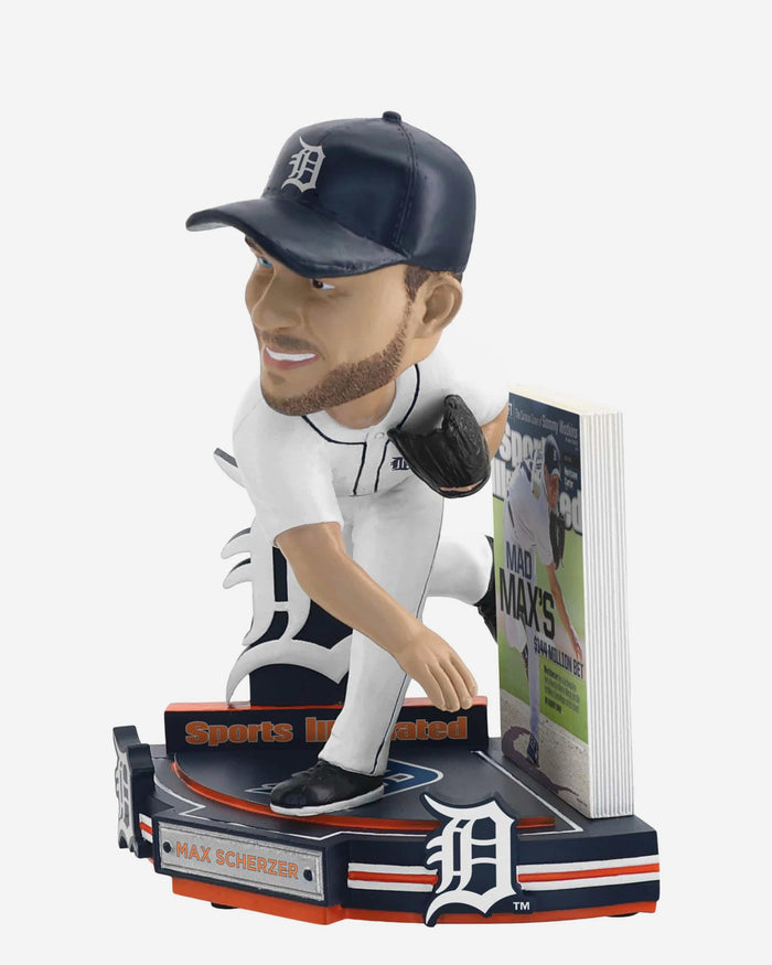 Max Scherzer Detroit Tigers Mad Max Sports Illustrated Cover Bobblehead FOCO - FOCO.com