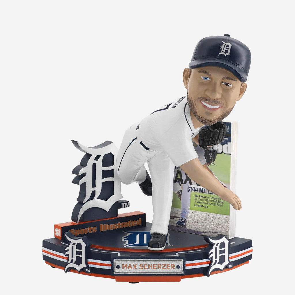 Max Scherzer Detroit Tigers Mad Max Sports Illustrated Cover Bobblehead FOCO - FOCO.com