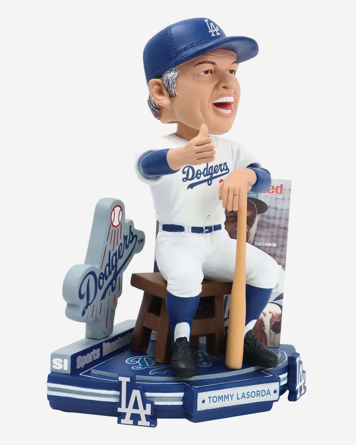 Tommy Lasorda Los Angeles Dodgers New Boss In LA Sports Illustrated Cover Bobblehead FOCO - FOCO.com