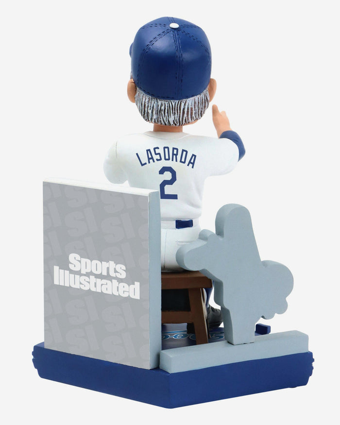 Tommy Lasorda Los Angeles Dodgers New Boss In LA Sports Illustrated Cover Bobblehead FOCO - FOCO.com