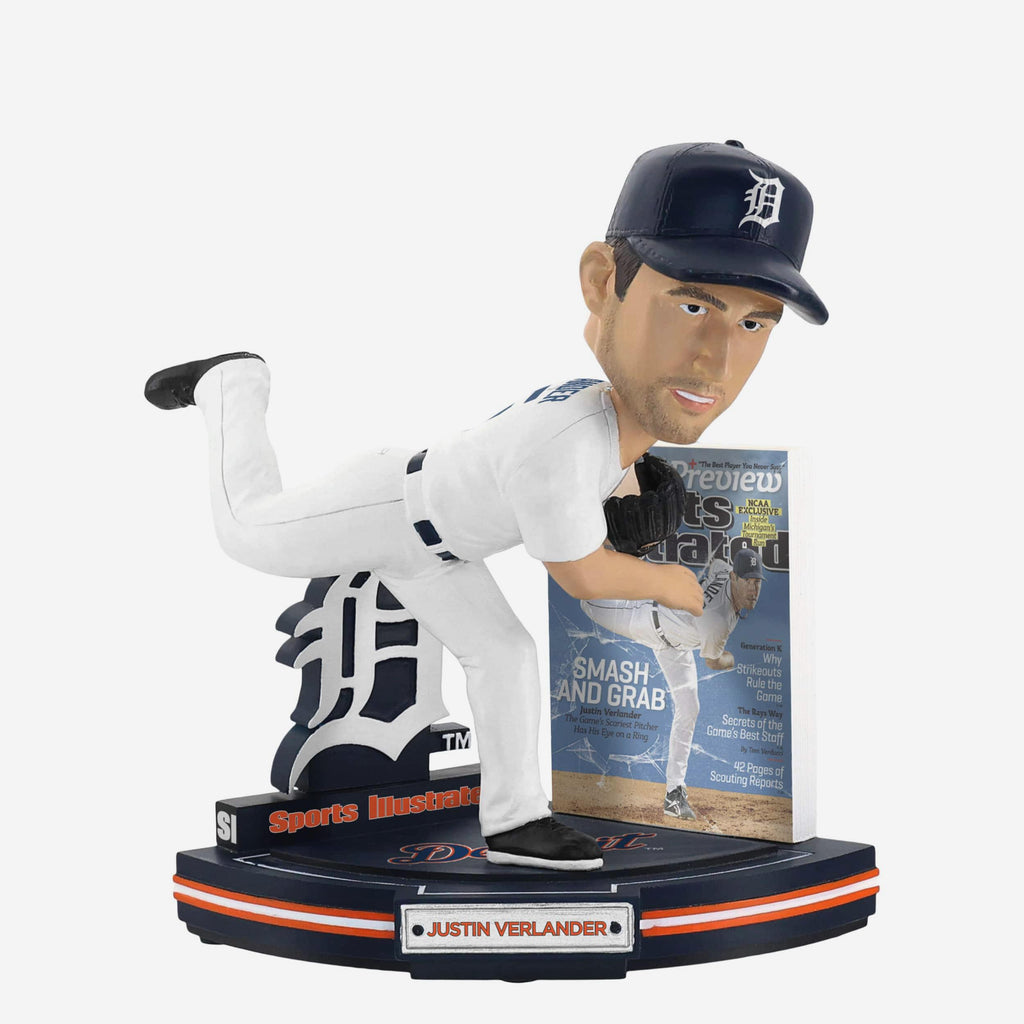 Justin Verlander Detroit Tigers Smash & Grab Sports Illustrated Cover Bobblehead FOCO - FOCO.com