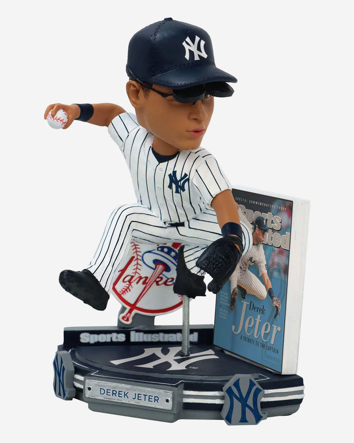 Derek Jeter New York Yankees A Tribute To The Captain Sports Illustrated Cover Bobblehead FOCO - FOCO.com