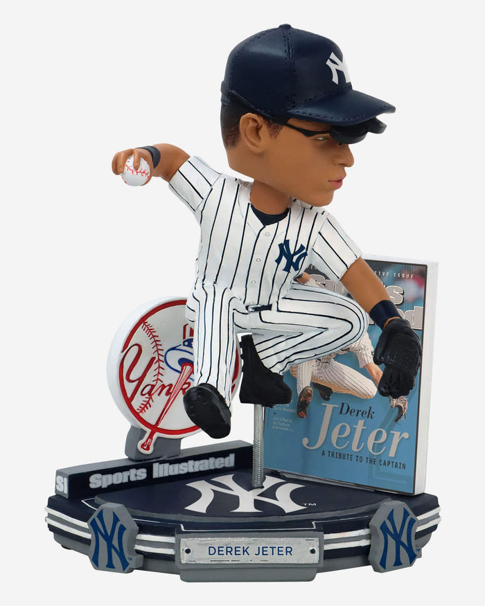 Derek Jeter New York Yankees A Tribute To The Captain Sports Illustrated Cover Bobblehead FOCO - FOCO.com