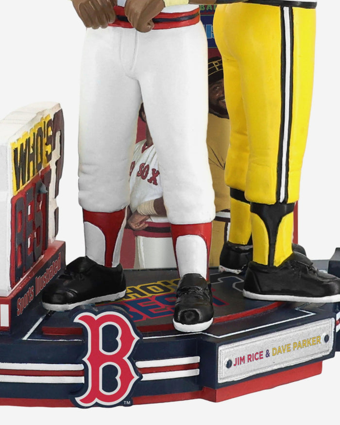 Jim Rice & Dave Parker Boston Red Sox & Pittsburgh Pirates Who's Best Dual Sports Illustrated Cover Bobblehead FOCO - FOCO.com