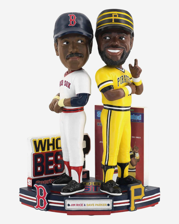 Jim Rice & Dave Parker Boston Red Sox & Pittsburgh Pirates Who's Best Dual Sports Illustrated Cover Bobblehead FOCO - FOCO.com