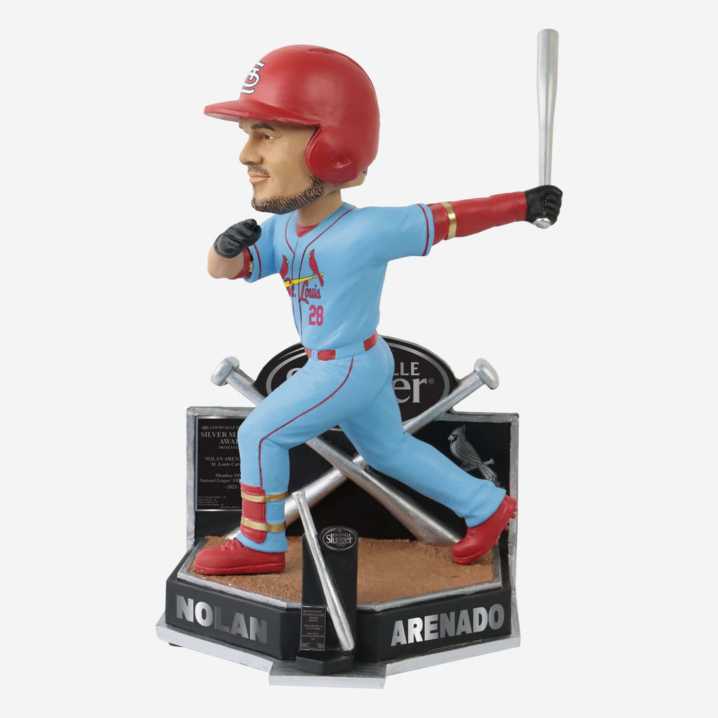 Nolan Arenado St Louis Cardinals 2022 Silver Slugger Bobblehead FOCO - FOCO.com