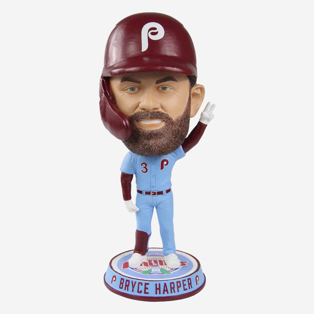 Bryce Harper Philadelphia Phillies Powder Blue Uniform Bighead Bobblehead FOCO - FOCO.com