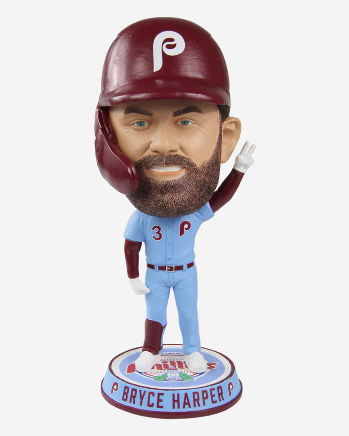 Bryce Harper Philadelphia Phillies Powder Blue Uniform Bighead Bobblehead FOCO - FOCO.com