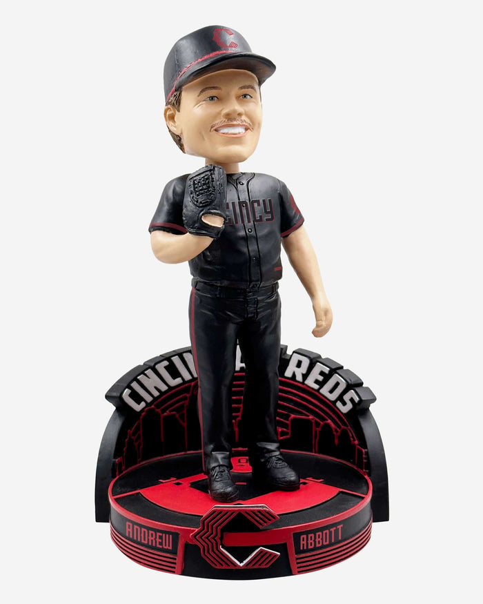 Andrew Abbott Cincinnati Reds 2023 City Connect Bobblehead Officially Licensed by MLB