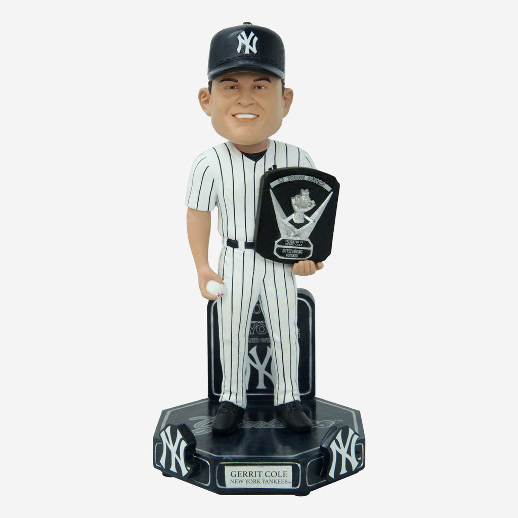 Gerrit Cole New York Yankees 2023 AL Cy Young Award Bobblehead FOCO - FOCO.com