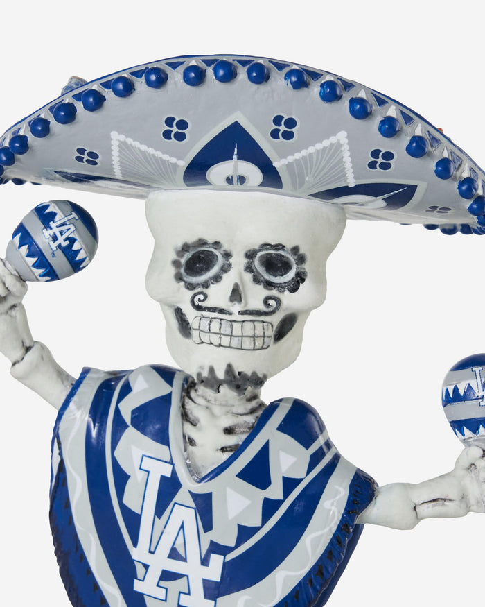 Los Angeles Dodgers Calavera Glow in the Dark Bobblehead FOCO - FOCO.com