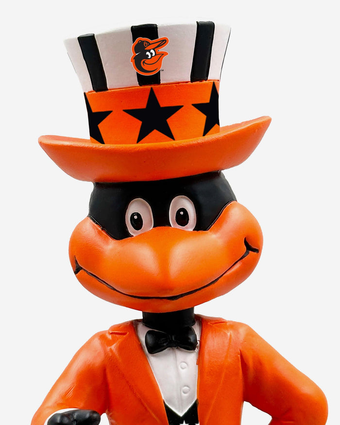 The Oriole Bird Baltimore Orioles Americana Mascot Bobblehead FOCO - FOCO.com