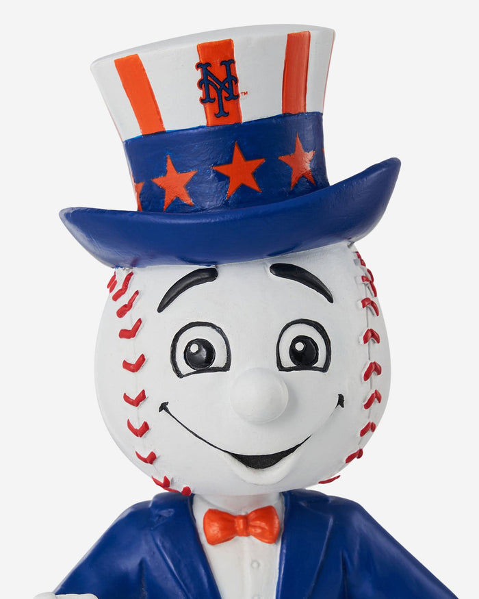 Mr Met New York Mets Americana Mascot Bobblehead FOCO - FOCO.com