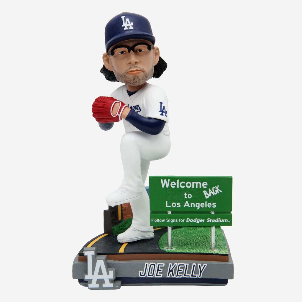 Joe Kelly Los Angeles Dodgers Pouty Face Welcome Back Next Stop Bobblehead FOCO - FOCO.com