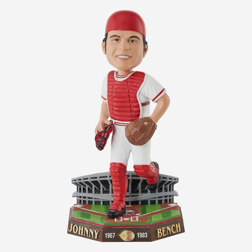 Johnny Bench Cincinnati Reds Retired Pro Gate Series Bobblehead FOCO - FOCO.com