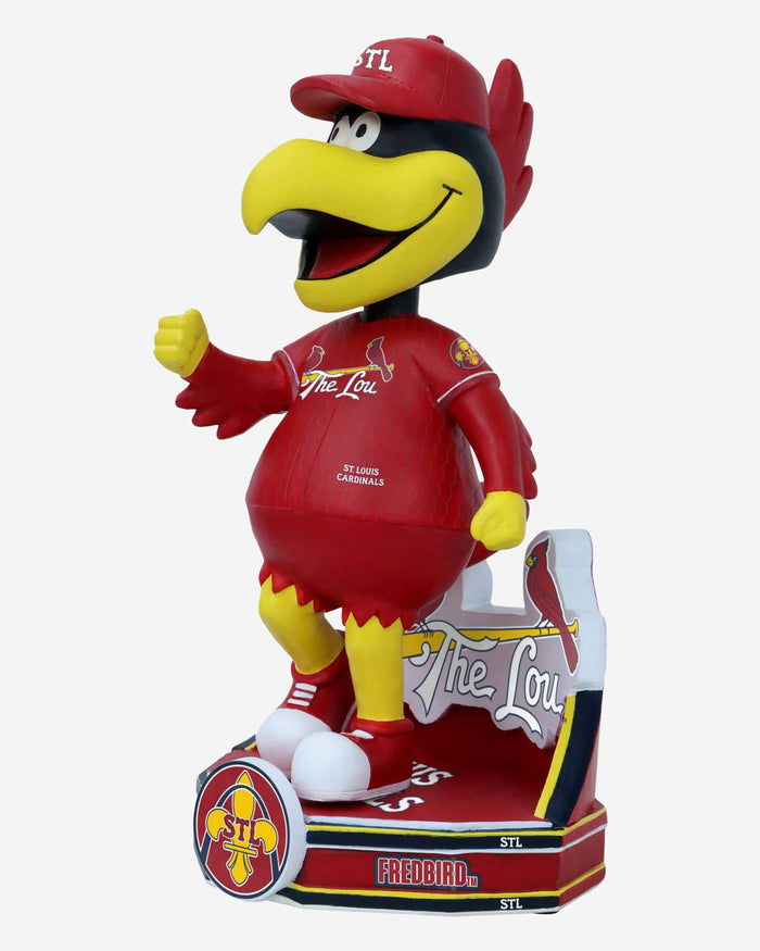 Fredbird St Louis Cardinals 2024 City Connect Mascot Bobblehead FOCO - FOCO.com