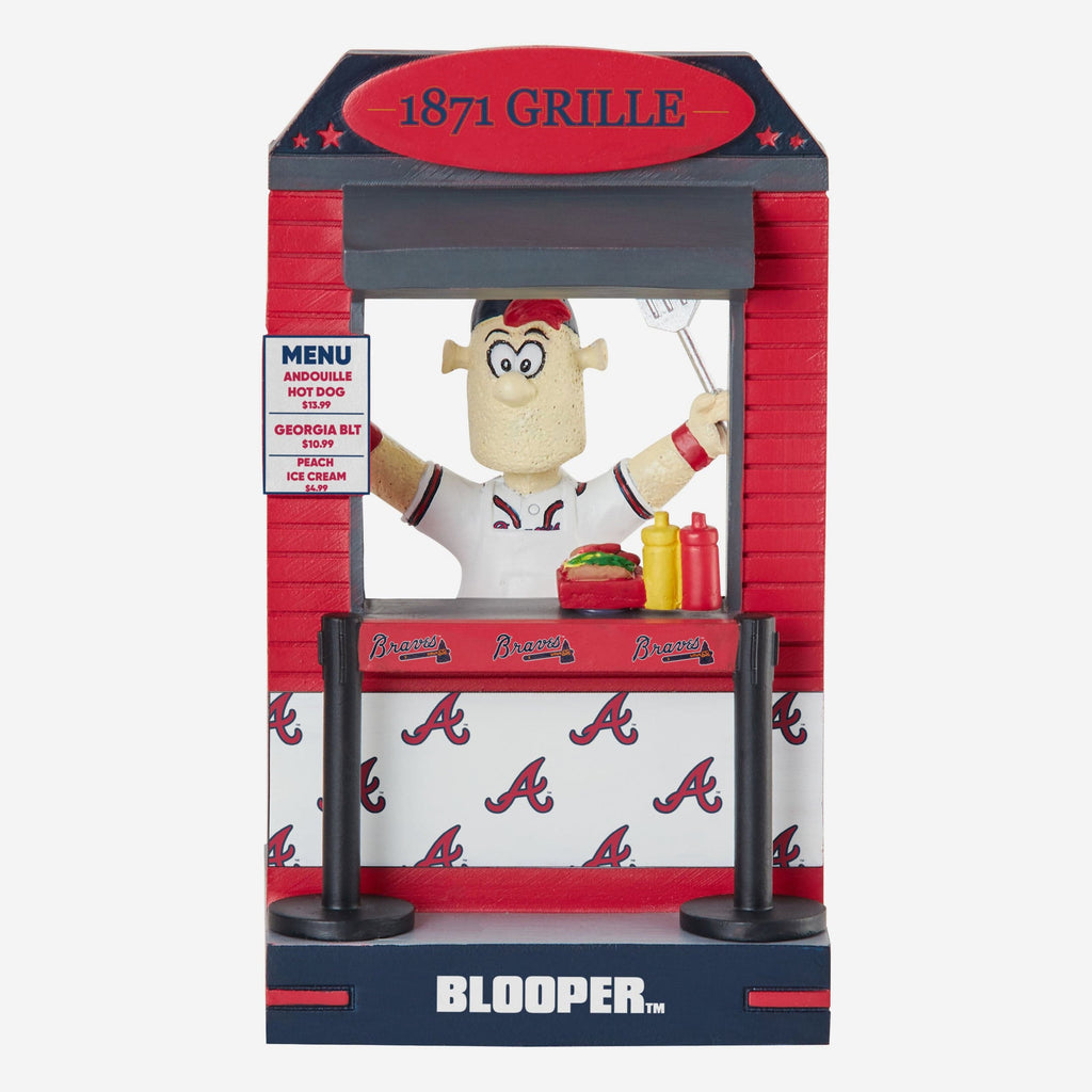 Blooper Atlanta Braves 2024 Opening Day Mascot Bobblehead FOCO - FOCO.com