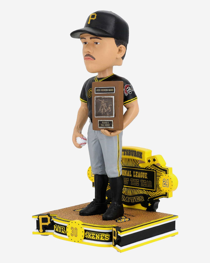 Paul Skenes Pittsburgh Pirates 2024 NL Rookie of the Year Bobblehead FOCO - FOCO.com